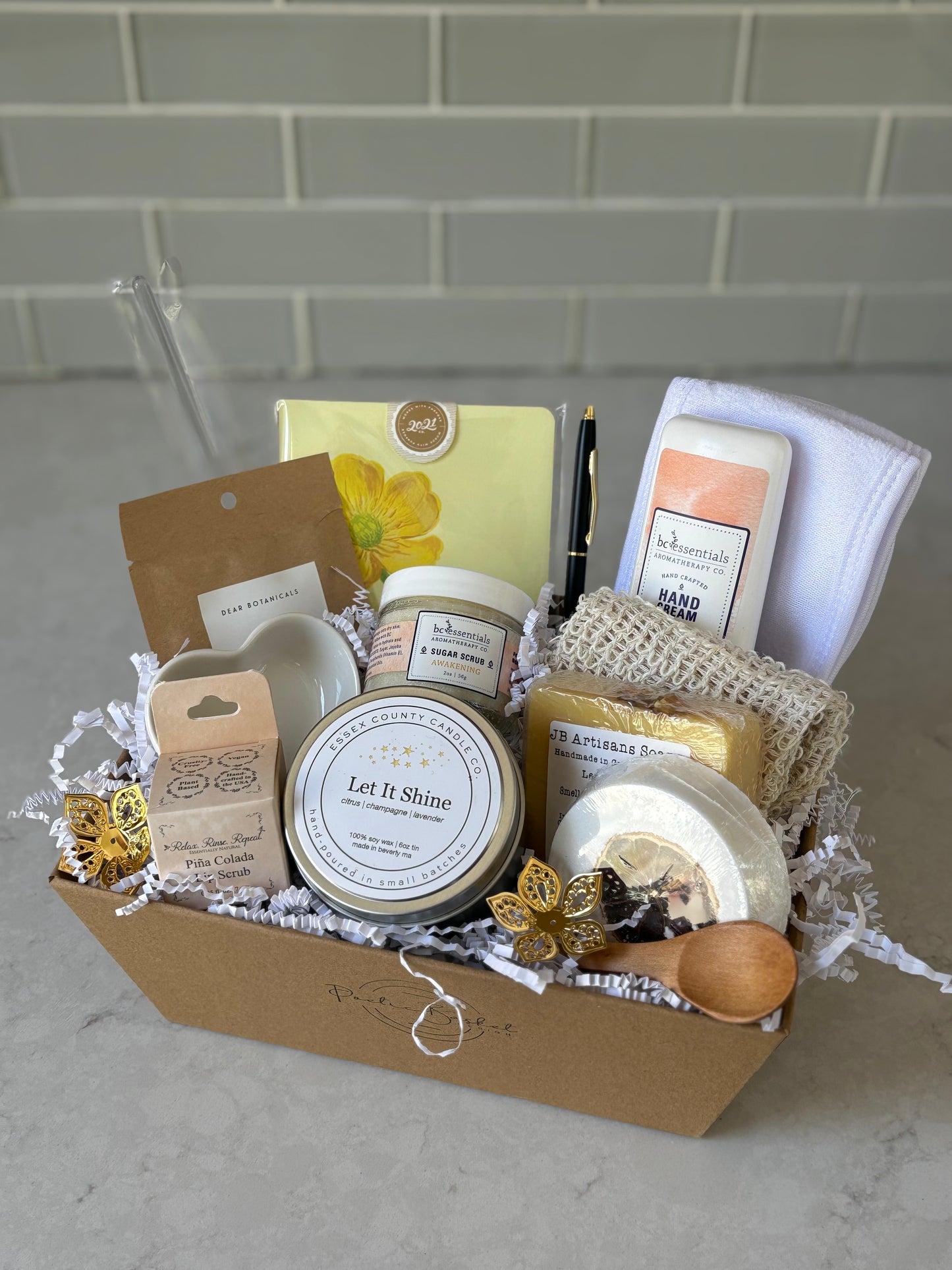 Rise & Shine Basket-Energizing Morning Spa Set