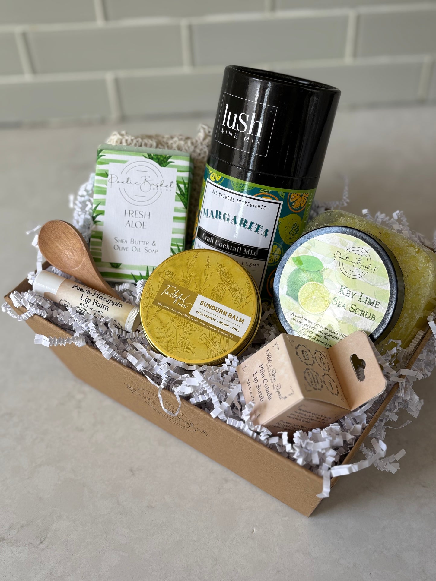 After Sun Refreshment Gift Basket- Post-Sun Care & Relaxation