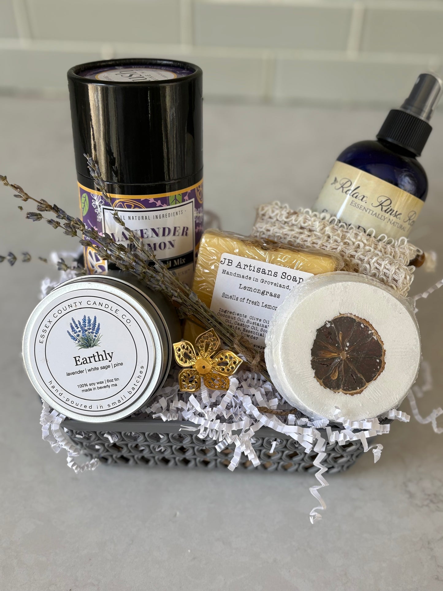 Lemon & Lavender Serenity Gift Basket