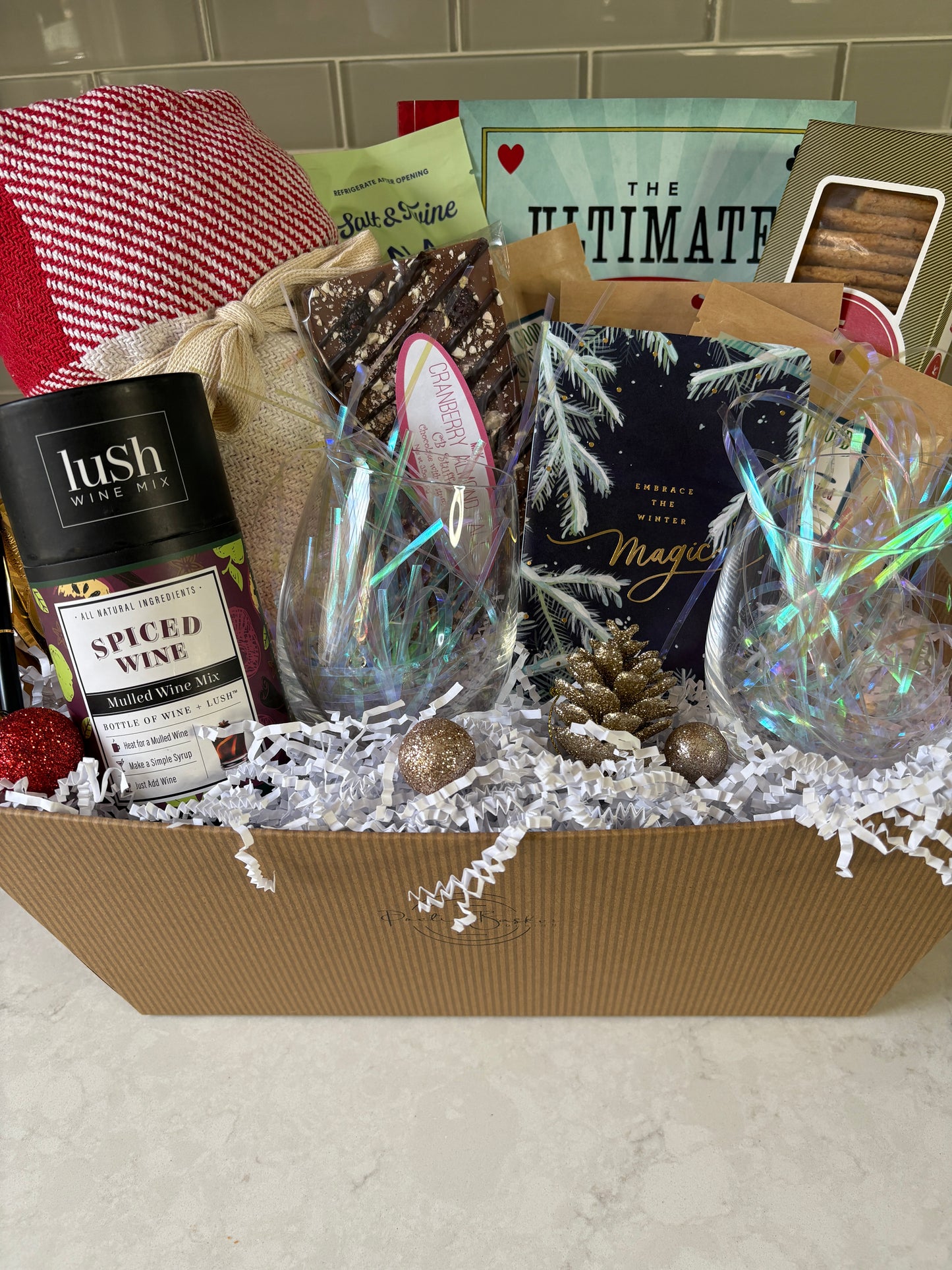 Too Cold To Go Gift Basket- Local MA Treats & Fun