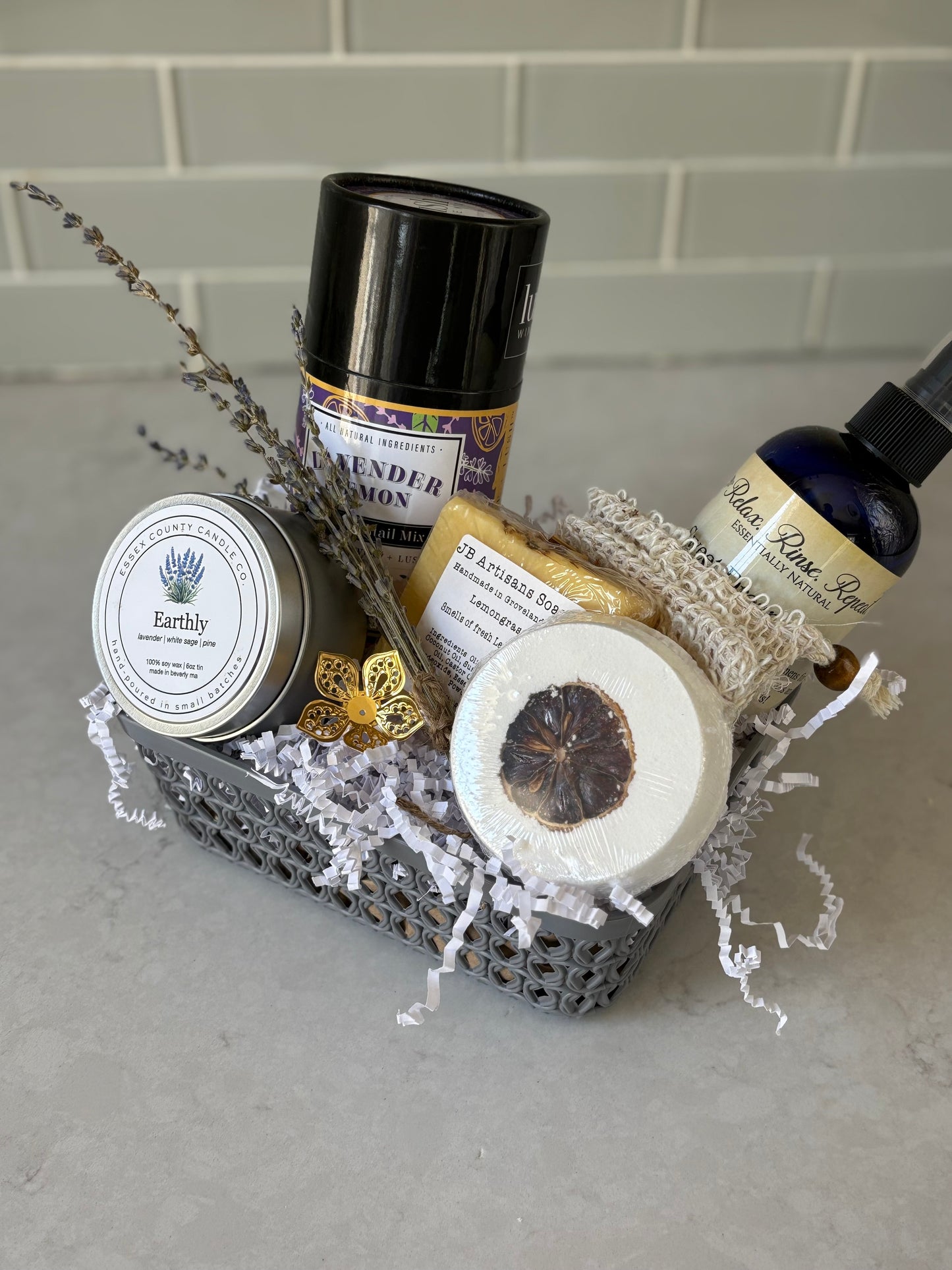Lemon & Lavender Serenity Gift Basket