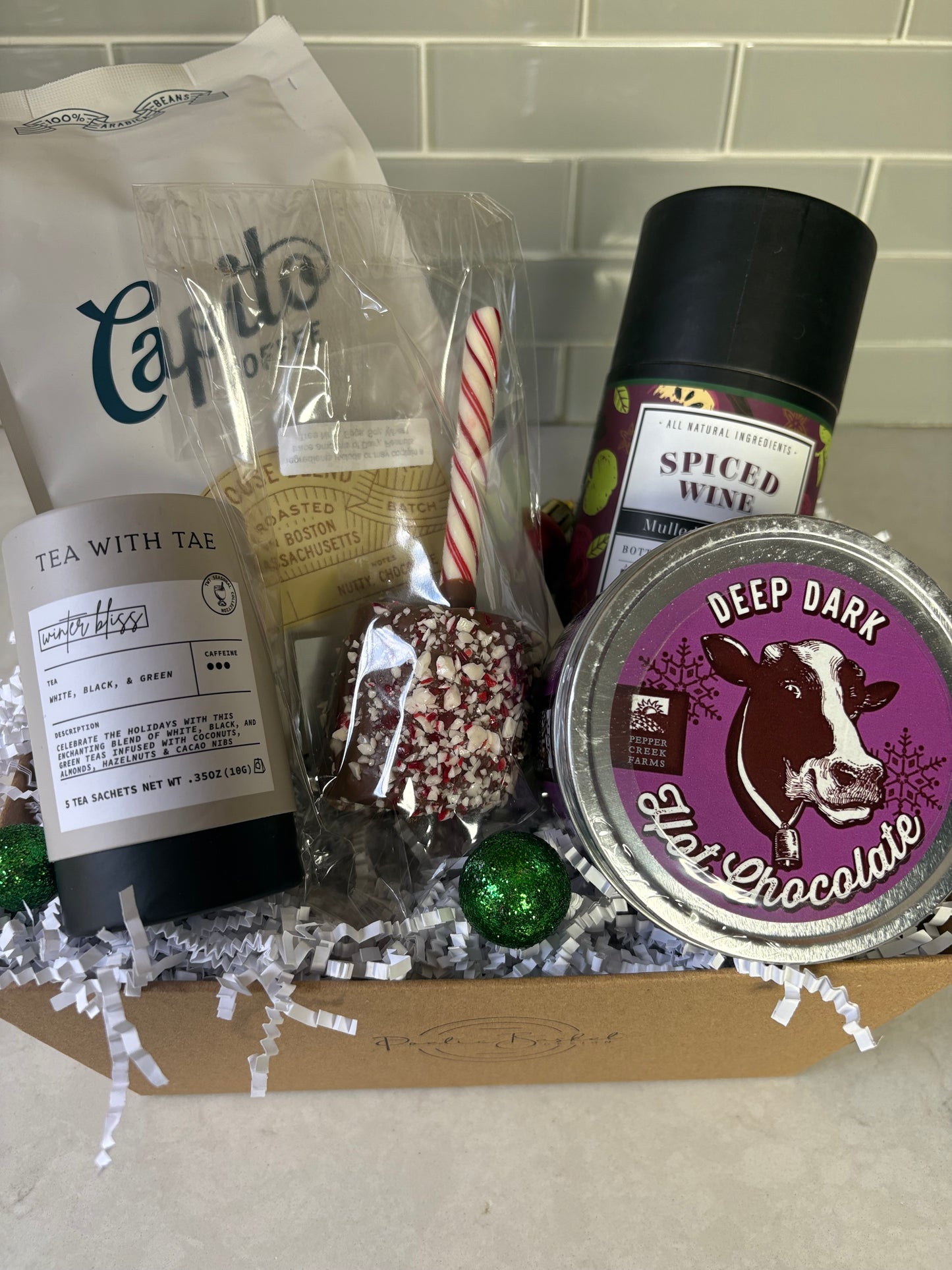 Bevy of Bevies- Holiday Drink Basket