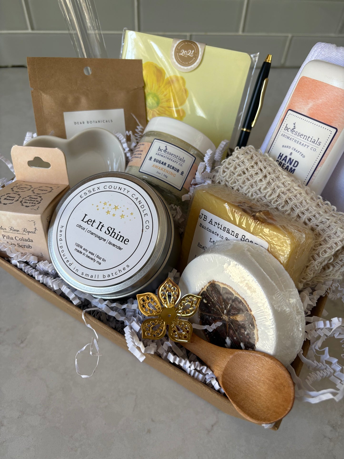 Rise & Shine Basket-Energizing Morning Spa Set