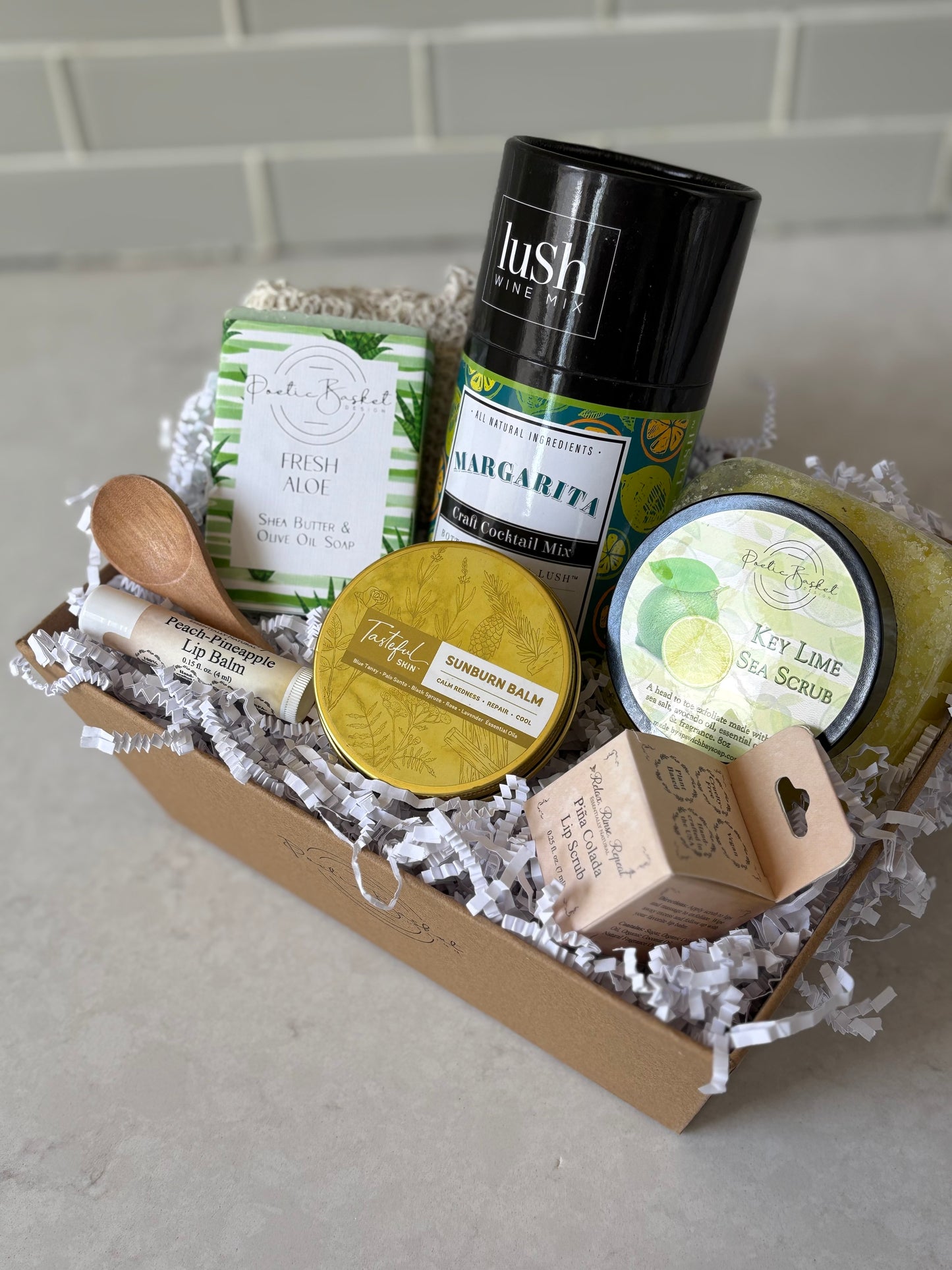 After Sun Refreshment Gift Basket- Post-Sun Care & Relaxation