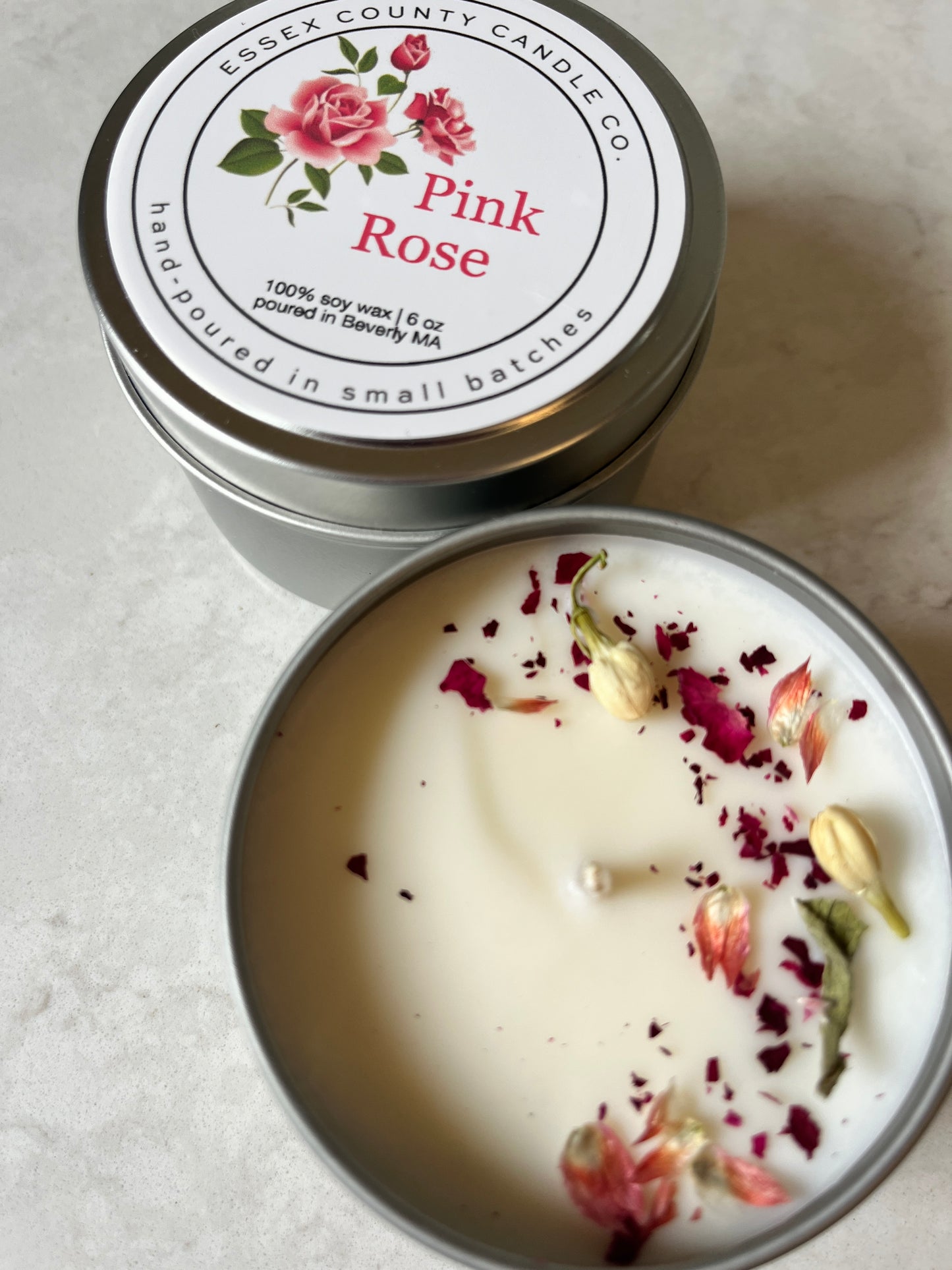 Pink Valentine- Citrus & Rose Spa Gift Basket