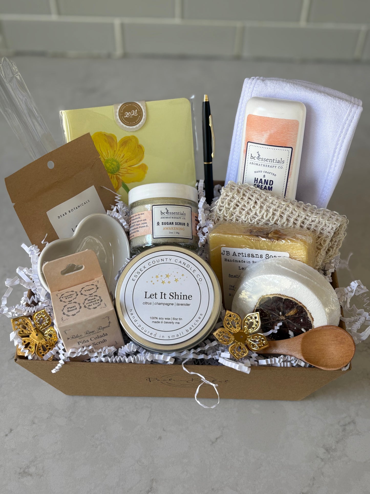 Rise & Shine Basket-Energizing Morning Spa Set