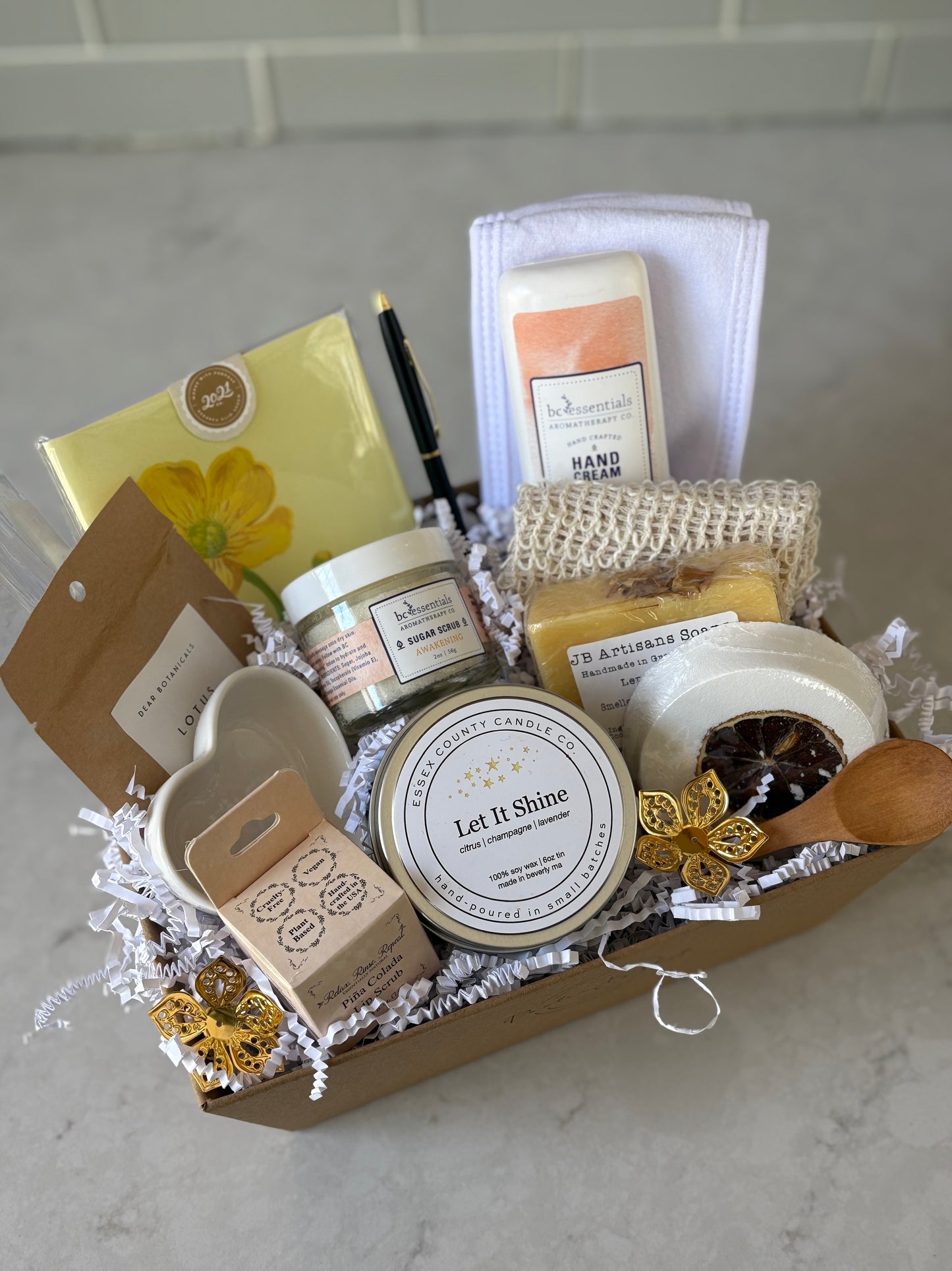 Rise & Shine Basket-Energizing Morning Spa Set