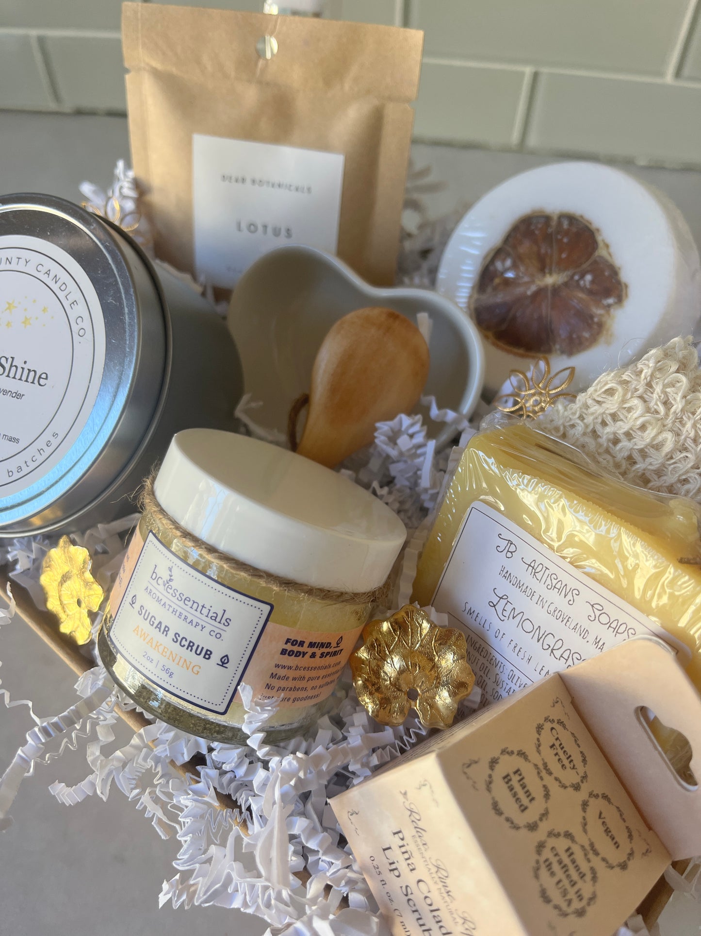Rise & Shine Basket-Energizing Morning Spa Set