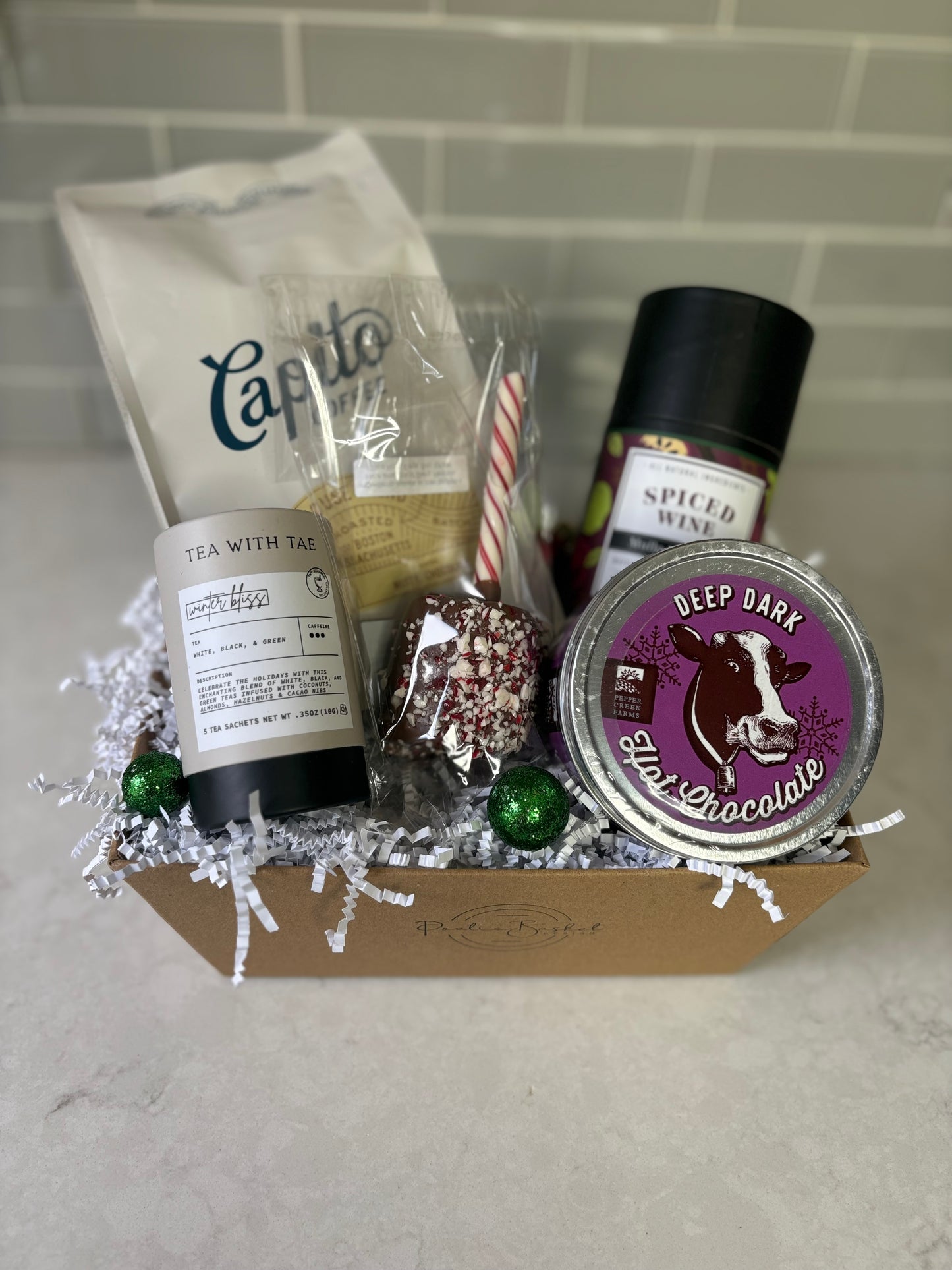 Bevy of Bevies- Holiday Drink Basket