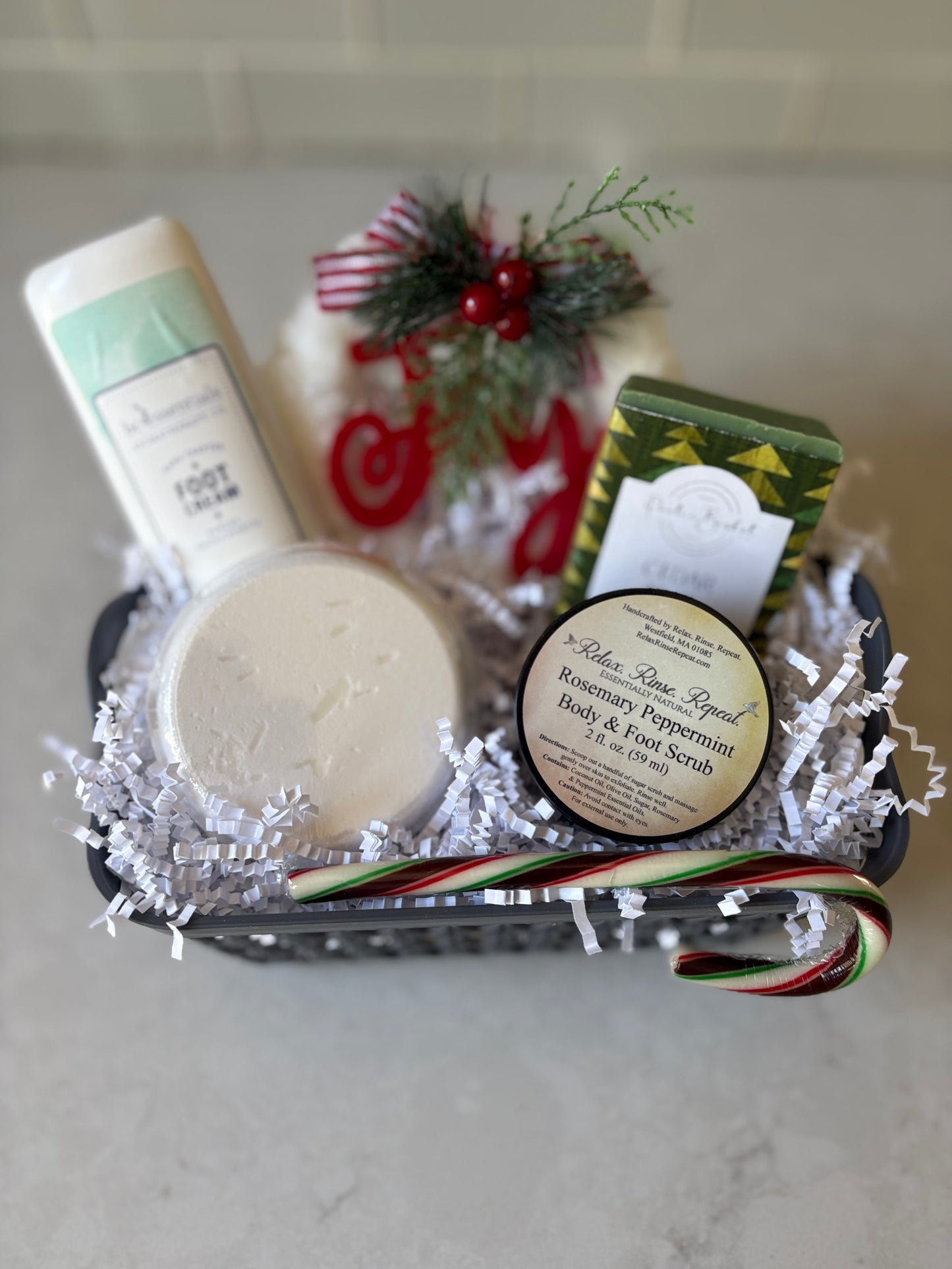 Holiday Cheer: Your Choice of 4 Mini, Local MA Gift Baskets