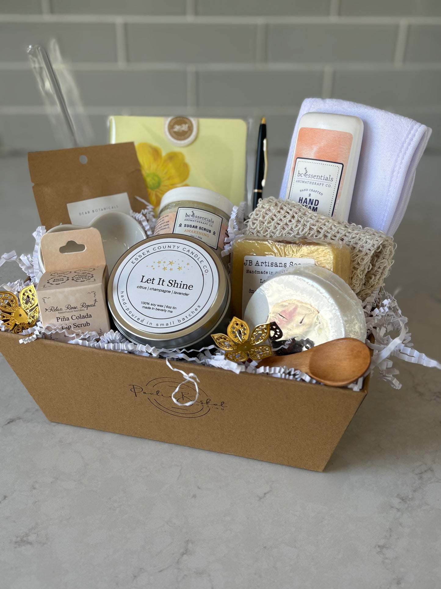 Rise & Shine Basket-Energizing Morning Spa Set