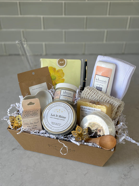 Rise & Shine Basket-Energizing Morning Spa Set