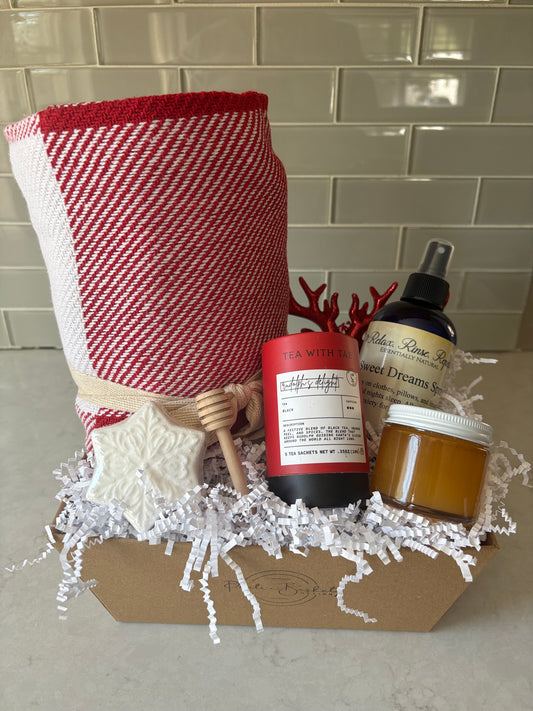 Visions of sugar plums holiday gift basket
