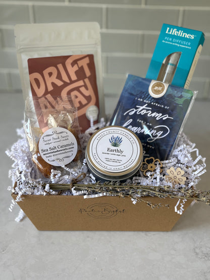 Sending Strength Gift Basket- Courage, Calm, & Comfort