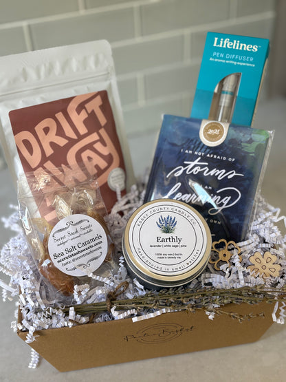 Sending Strength Gift Basket- Courage, Calm, & Comfort