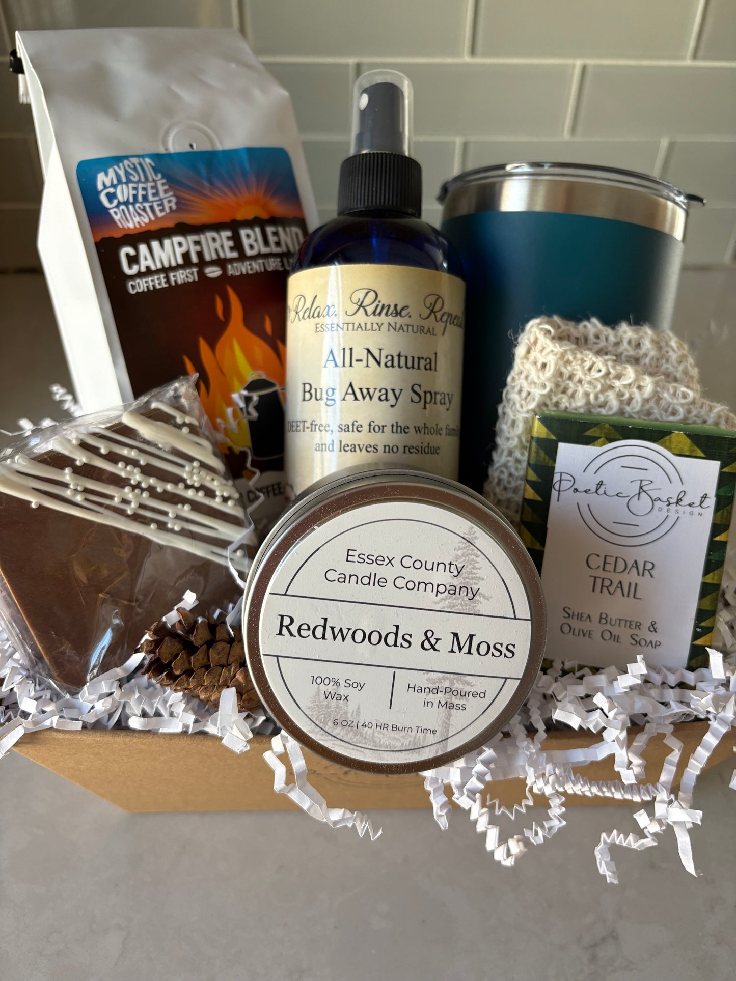 Happy Camper Gift Basket