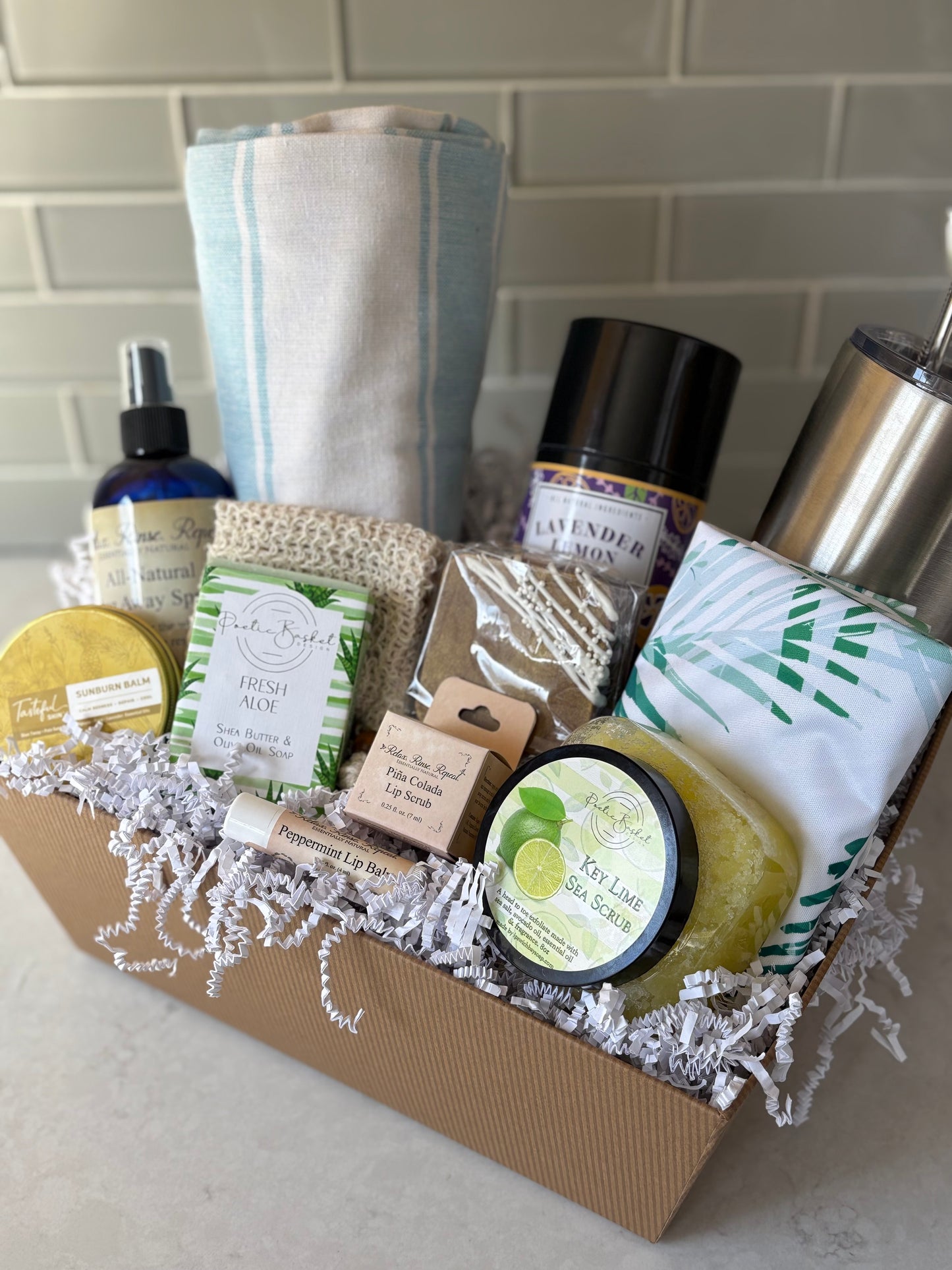 Ultimate Summer Day Gift Basket- Sun-Kissed Essentials