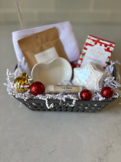 Holiday Cheer: Your Choice of 4 Mini, Local MA Gift Baskets