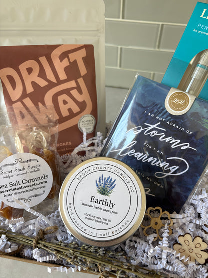 Sending Strength Gift Basket- Courage, Calm, & Comfort