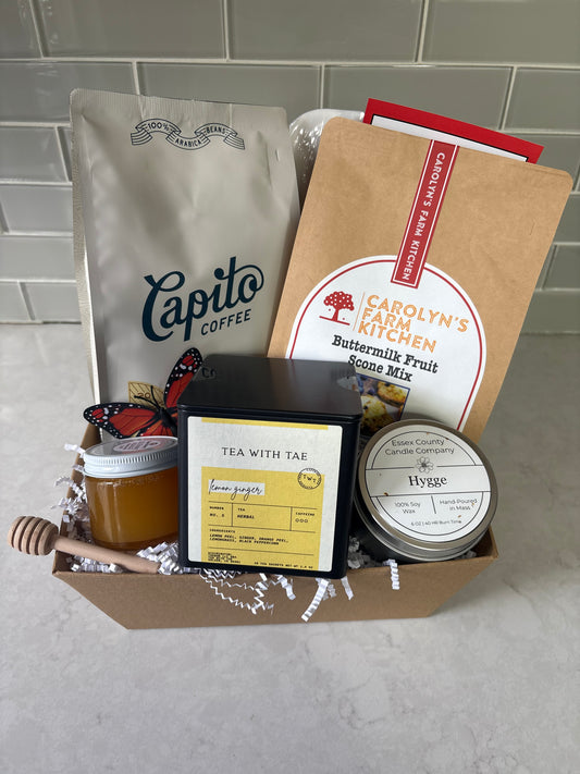 Good Morning  Breakfast Basket- Local MA Coffee & Baking