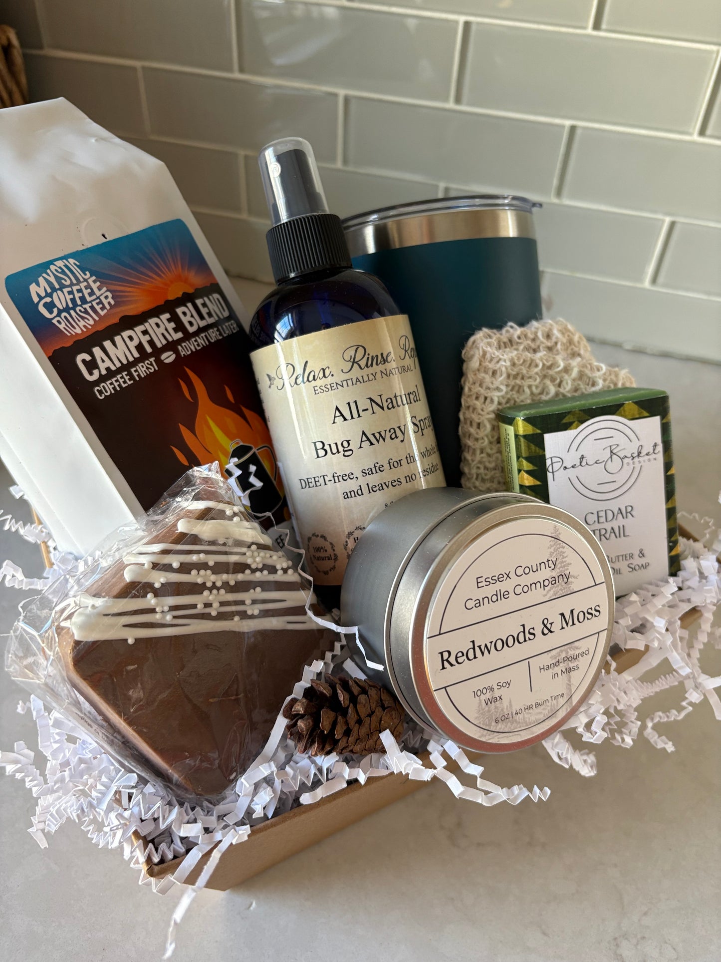 Happy Camper Gift Basket